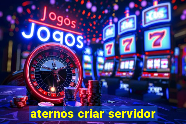 aternos criar servidor
